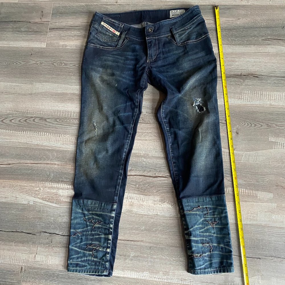 Diesel Women's Slim Mid-Ankle Jeans Size 28 Premium